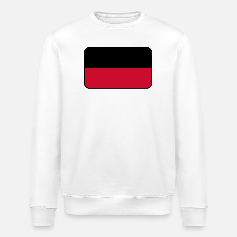 Emblème du drapeau de Nimègue - Sweat bio ROLLER Stanley/Stella Unisexe - blanc