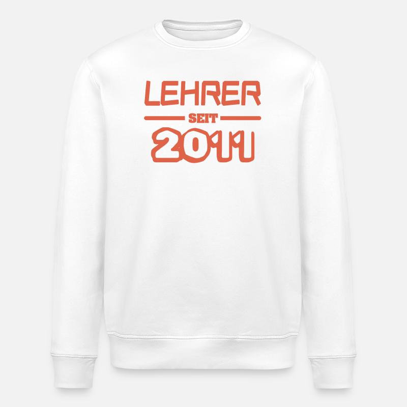 Lehrer 2011 - Stanley/Stella Unisex Bio-Sweatshirt ROLLER - Weiß