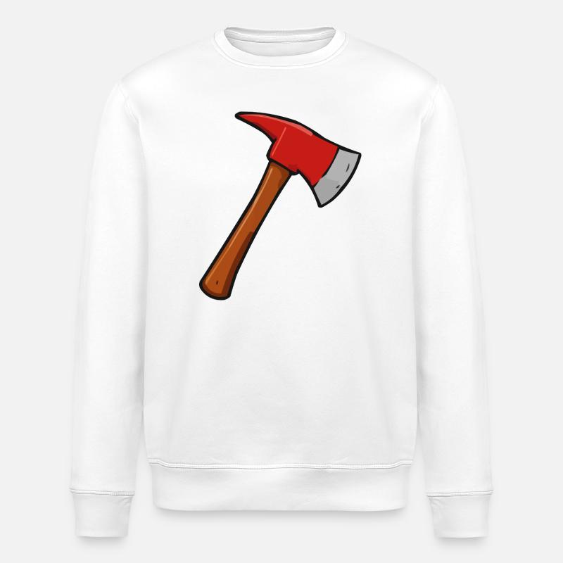 Axe - Stanley/Stella ROLLER Unisex Organic Sweatshirt - white