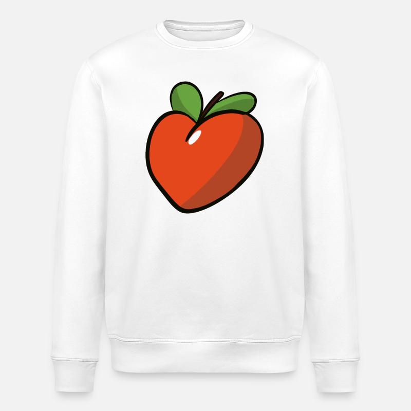 Peche_coeur - Stanley/Stella ROLLER Unisex Organic Sweatshirt - white