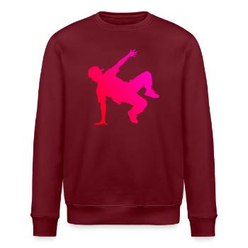 Geschenkidee für einen Breakdancer mit Streetdance - Stanley/Stella Unisex Bio-Sweatshirt ROLLER - Weiß - Vorne - Nik (191cm)