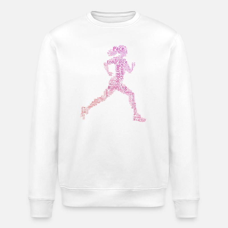 Geschenkidee für eine Running mit Running - Stanley/Stella Unisex Bio-Sweatshirt ROLLER - Weiß