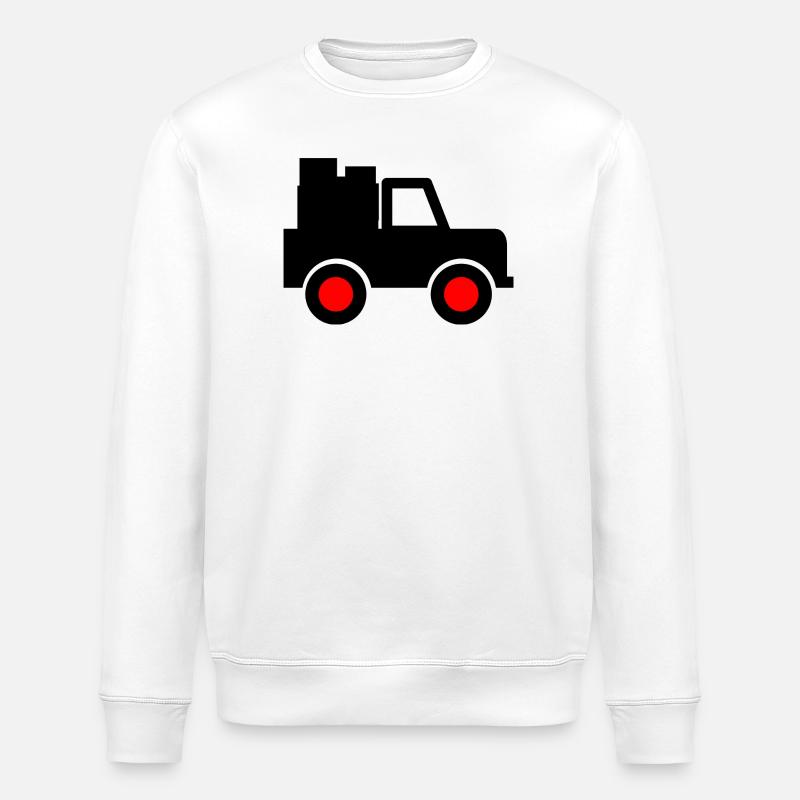 Car - Stanley/Stella ROLLER Unisex Organic Sweatshirt - white
