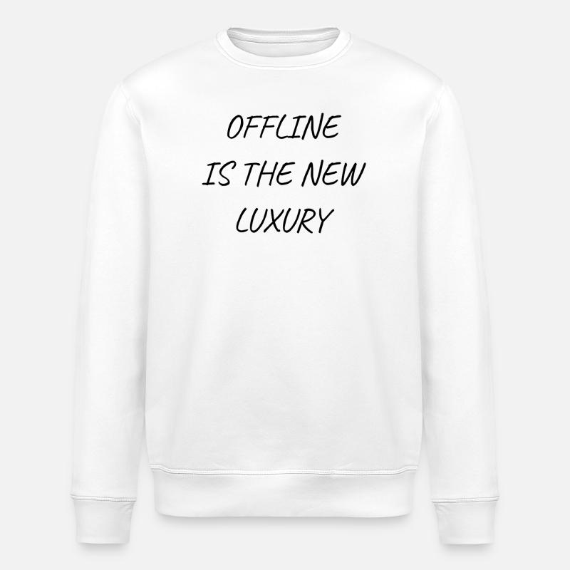 offline is luxus - Stanley/Stella Unisex Bio-Sweatshirt ROLLER - Weiß