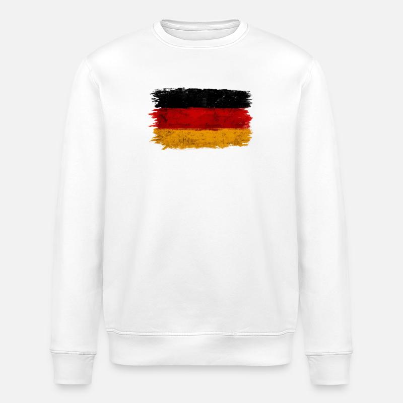 Drapeau allemand - Sweat bio ROLLER Stanley/Stella Unisexe - blanc