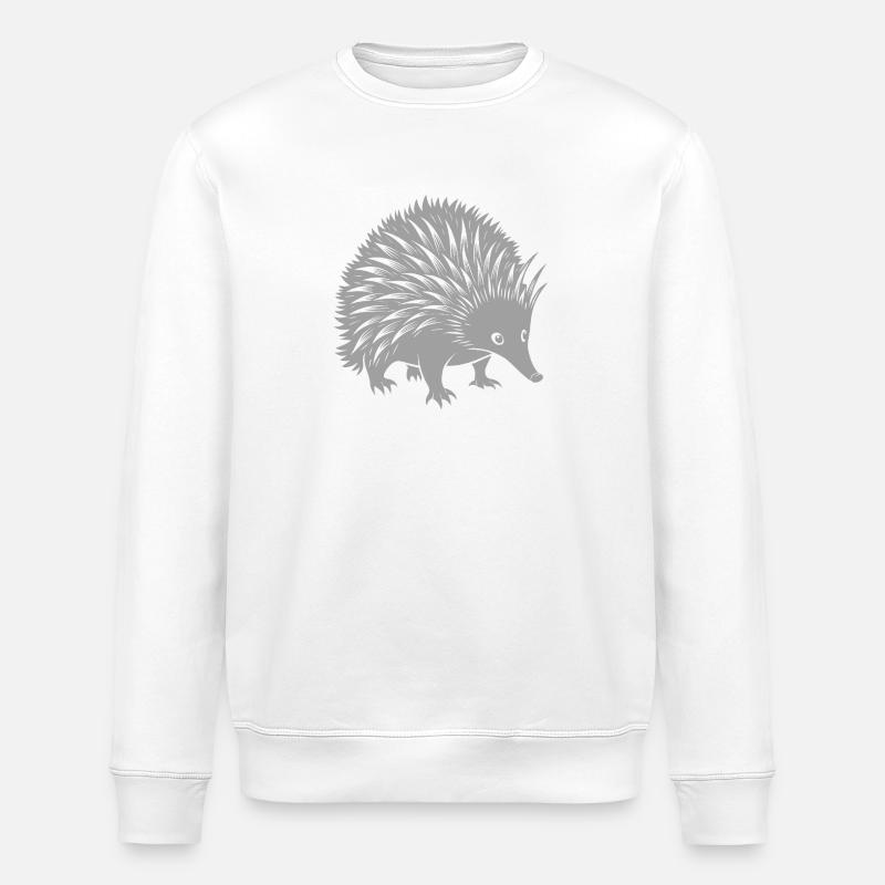 Échidné - Sweat bio ROLLER Stanley/Stella Unisexe - blanc
