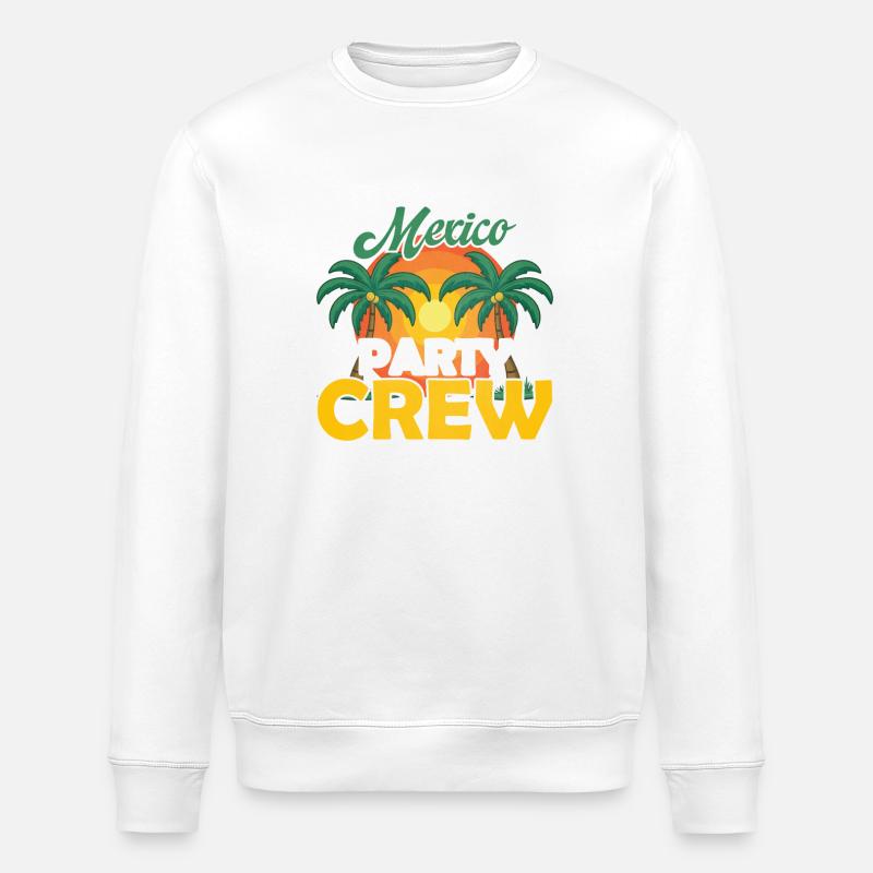 Mexiko Party Crew - Stanley/Stella Unisex Bio-Sweatshirt ROLLER - Weiß