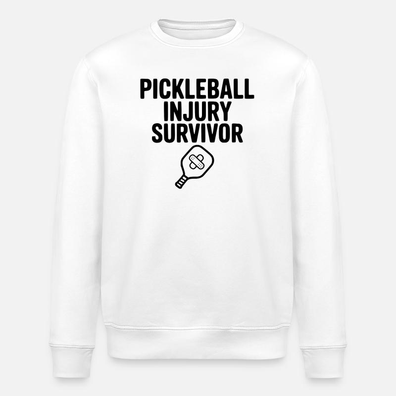 Survivant d’une blessure au pickleball - Sweat bio ROLLER Stanley/Stella Unisexe - blanc