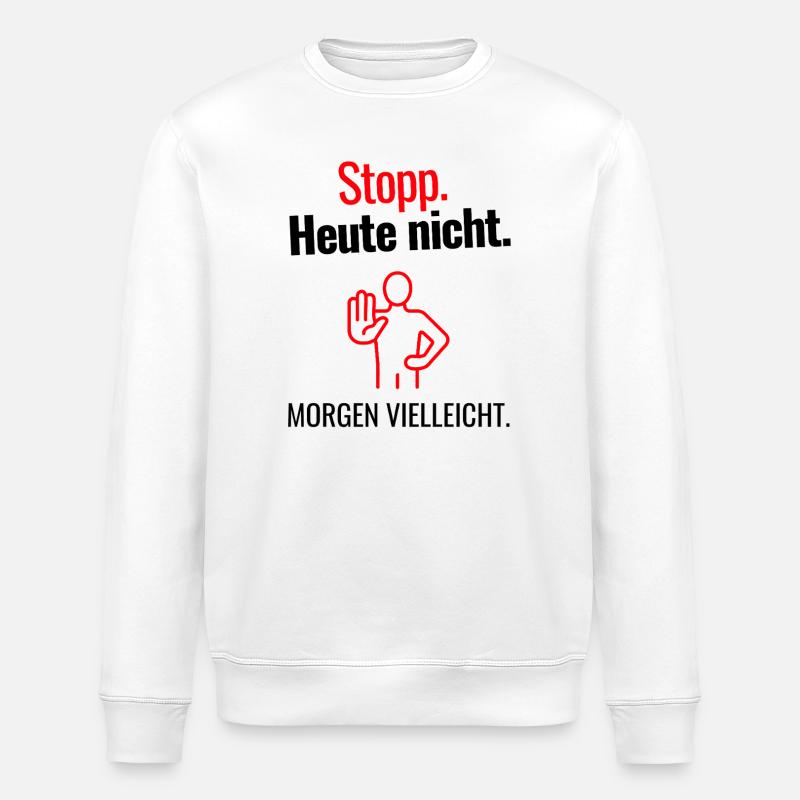Stopp - Stanley/Stella Unisex Bio-Sweatshirt ROLLER - Weiß