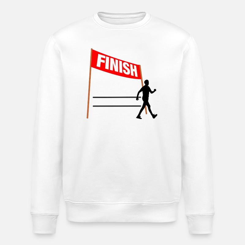 Walking Finish Custom Men - Stanley/Stella Unisex Bio-Sweatshirt ROLLER - Weiß