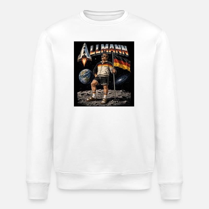 Allmann - Stanley/Stella Unisex Bio-Sweatshirt ROLLER - Weiß