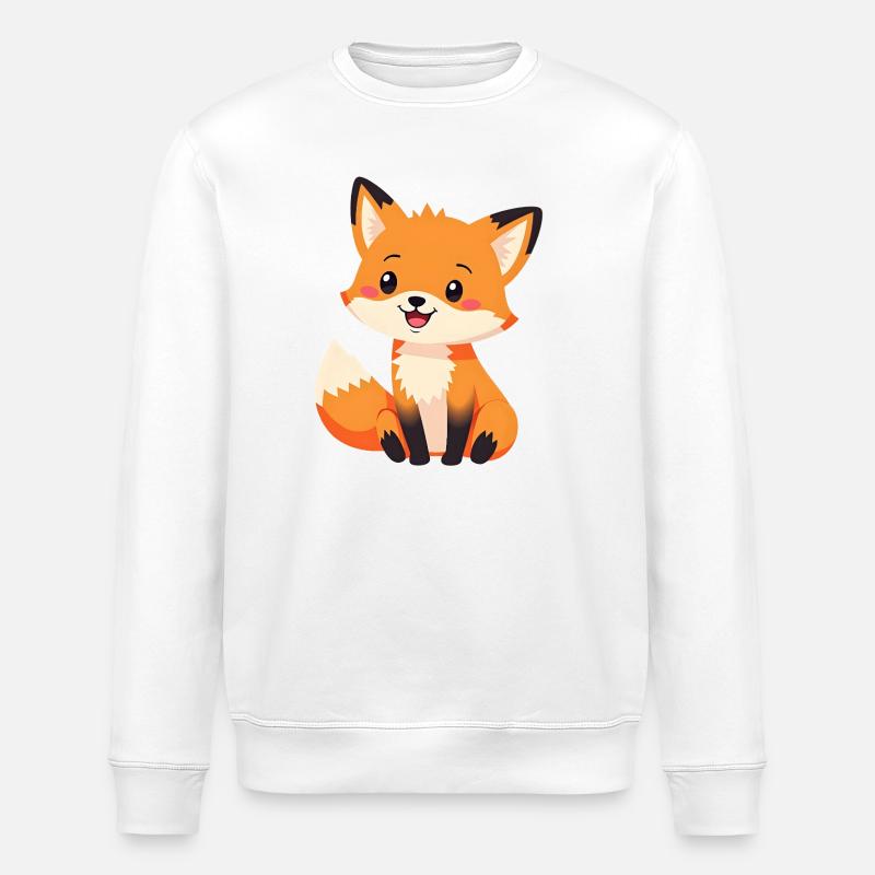 Fuchs - Stanley/Stella Unisex Bio-Sweatshirt ROLLER - Weiß