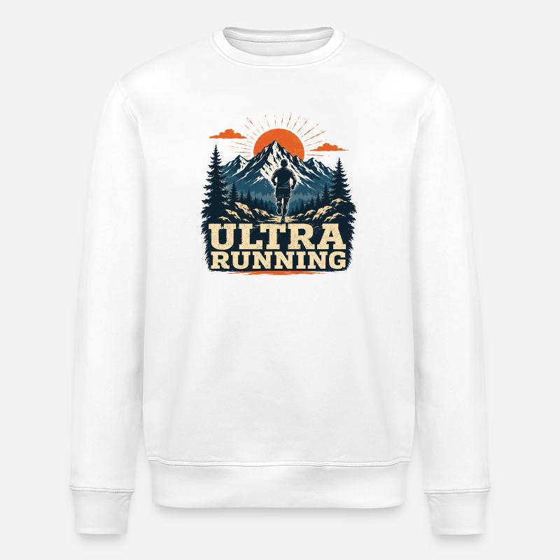 Ultra-Laufen - Stanley/Stella Unisex Bio-Sweatshirt ROLLER - Weiß