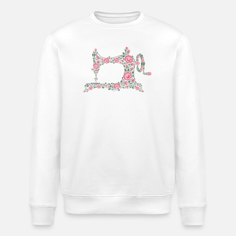 machine à coudre - Sweat bio ROLLER Stanley/Stella Unisexe - blanc