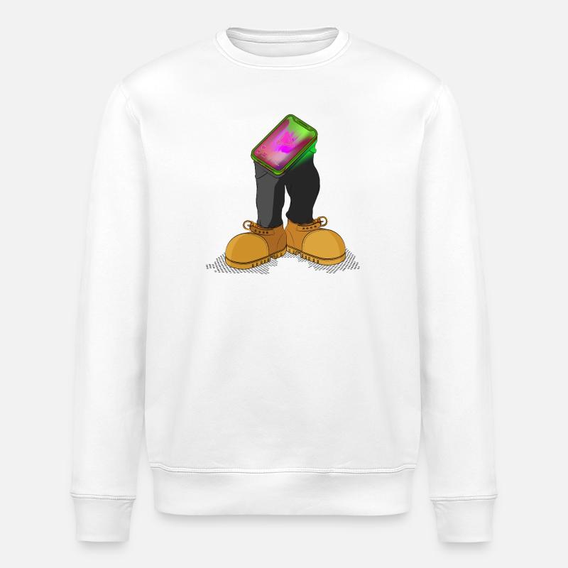 PROFIL GENOMMEN - Stanley/Stella Unisex Bio-Sweatshirt ROLLER - Weiß