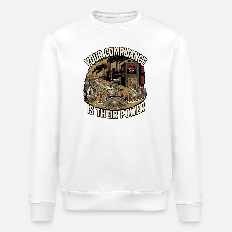 Die Arbeiterklasse - Stanley/Stella Unisex Bio-Sweatshirt ROLLER - Weiß