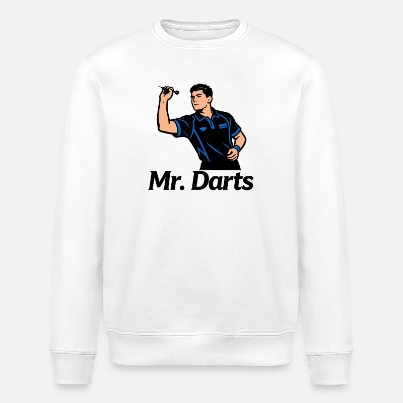 Darter Darts Darts - Stanley/Stella Unisex Bio-Sweatshirt ROLLER - Weiß