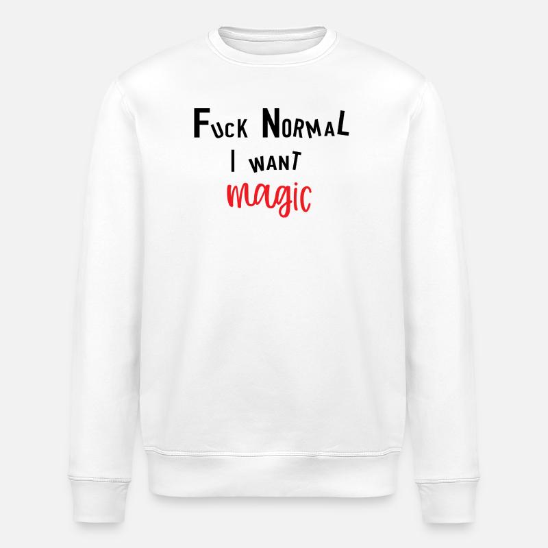 Magic - Stanley/Stella Unisex Bio-Sweatshirt ROLLER - Weiß