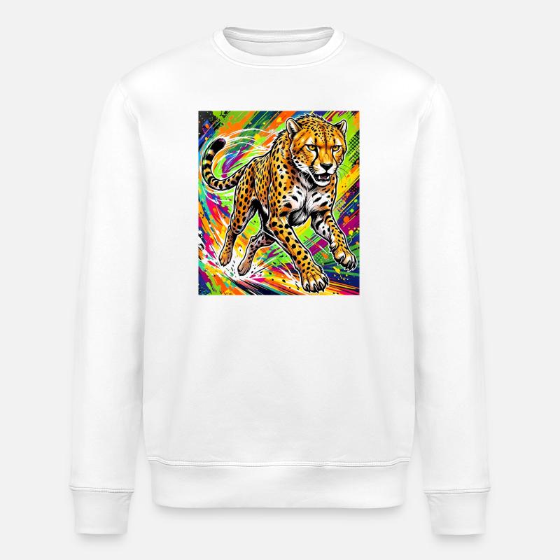 Gepard - Stanley/Stella Unisex Bio-Sweatshirt ROLLER - Weiß
