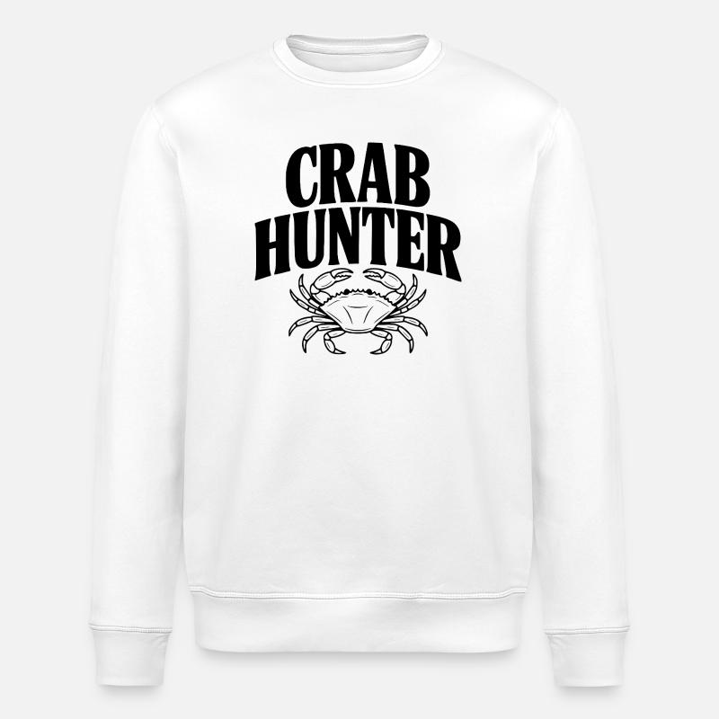 Chasseur de crabes - Sweat bio ROLLER Stanley/Stella Unisexe - blanc