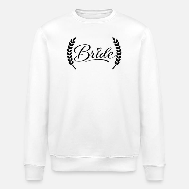 Bride - Stanley/Stella ROLLER Unisex Organic Sweatshirt - white
