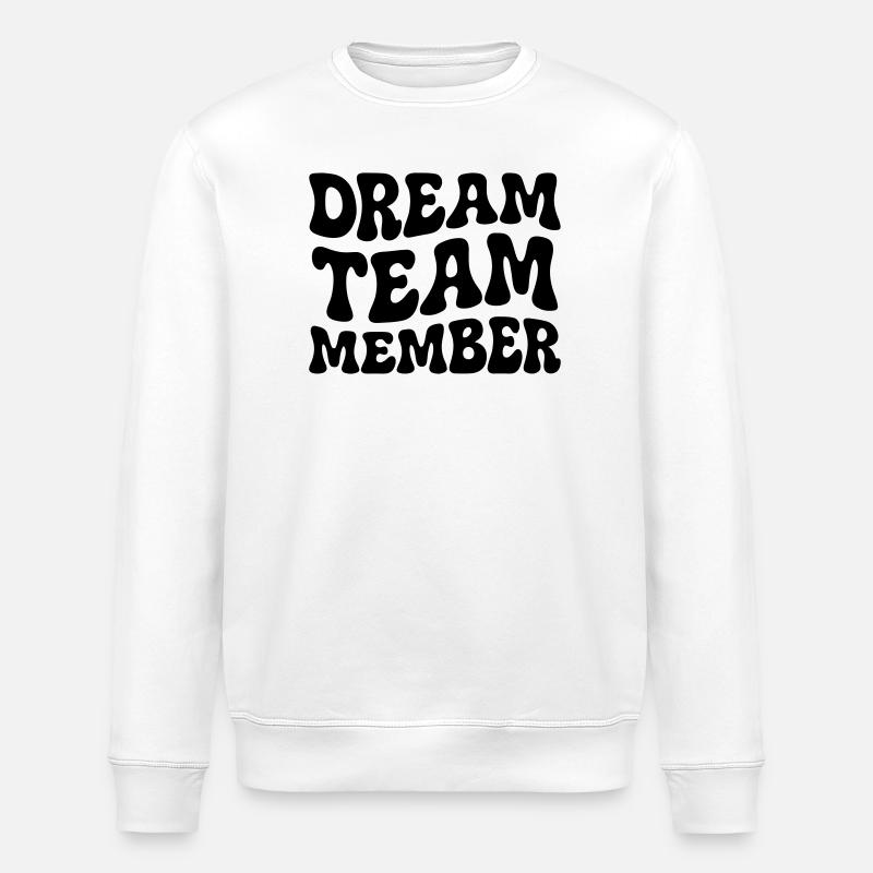 Team Member Retro - Stanley/Stella Unisex Bio-Sweatshirt ROLLER - Weiß