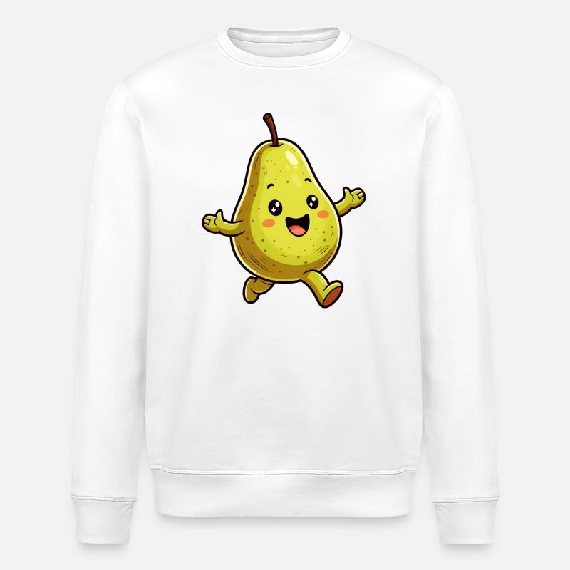 Walking Bulb - Stanley/Stella ROLLER Unisex Organic Sweatshirt - white