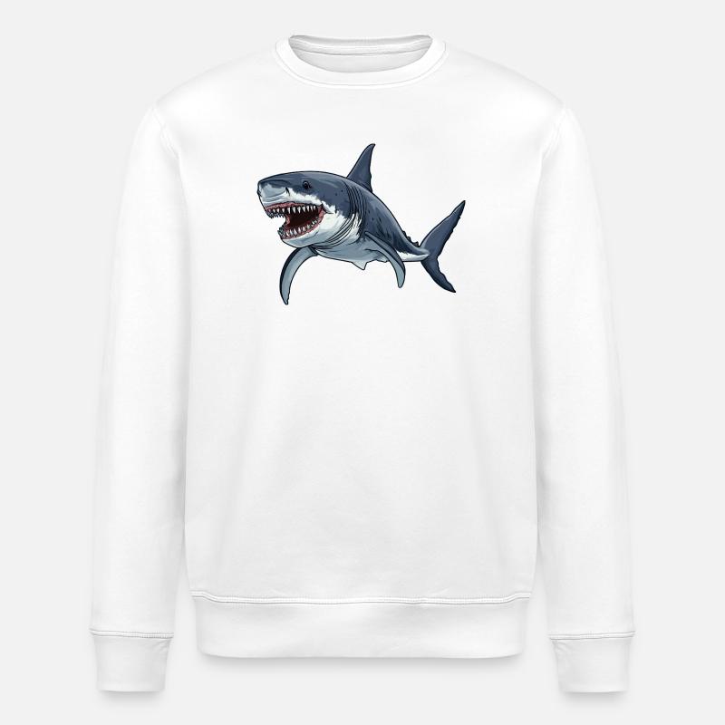 Requins Requin - Sweat bio ROLLER Stanley/Stella Unisexe - blanc