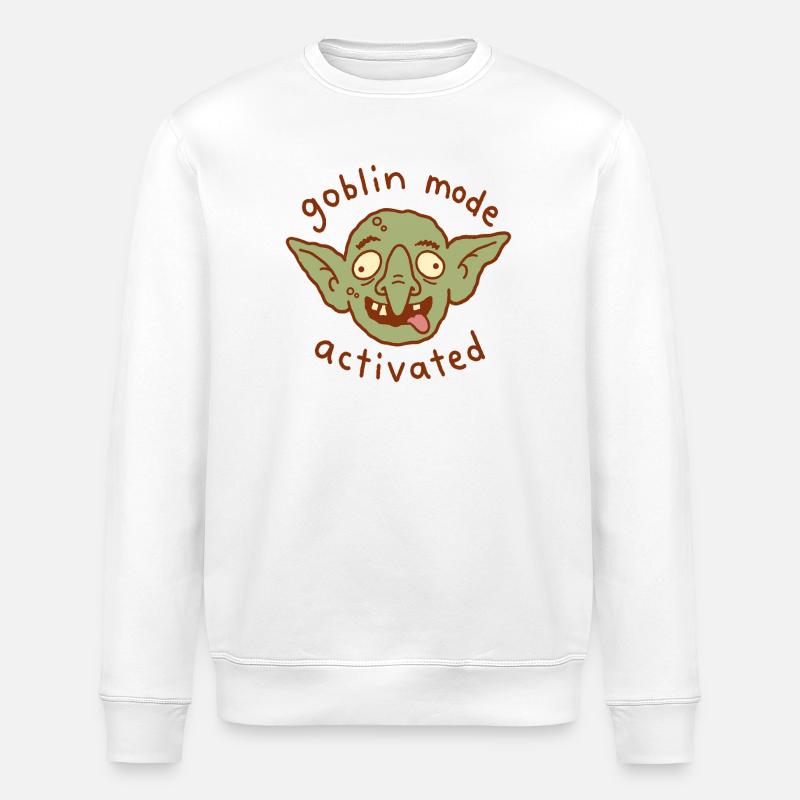 Mode Gobelin activé - Sweat bio ROLLER Stanley/Stella Unisexe - blanc