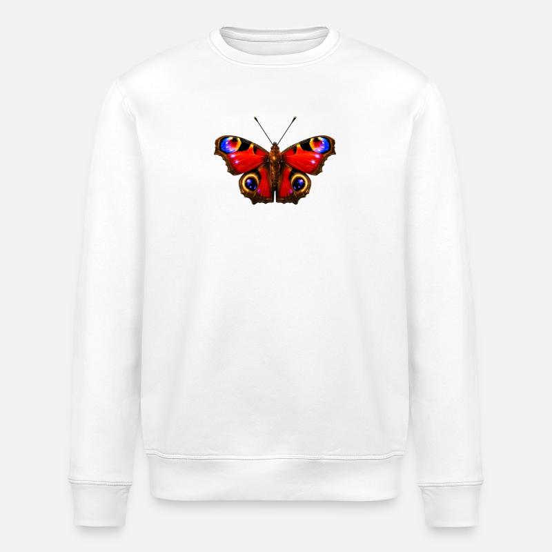 Papillon - Sweat bio ROLLER Stanley/Stella Unisexe - blanc