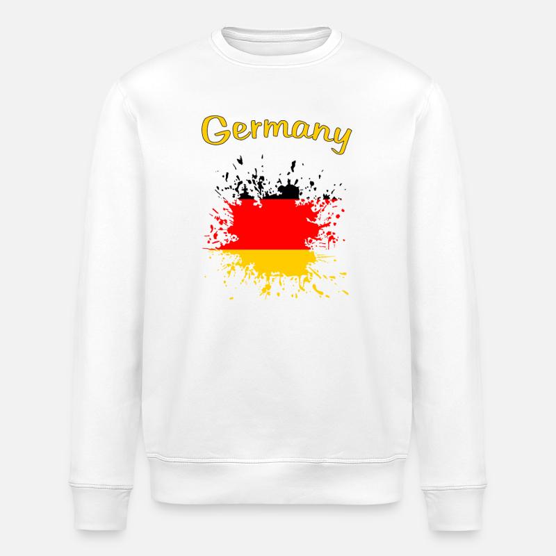 Germany Deutschland - Stanley/Stella Unisex Bio-Sweatshirt ROLLER - Weiß