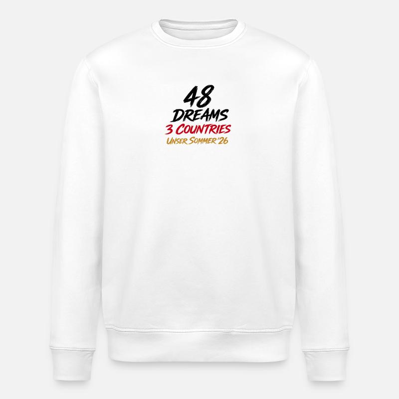 Fussball - Stanley/Stella Unisex Bio-Sweatshirt ROLLER - Weiß