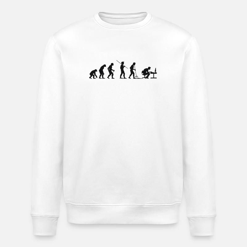 Programmeur Computer Freak Evolution - Sweat bio ROLLER Stanley/Stella Unisexe - blanc