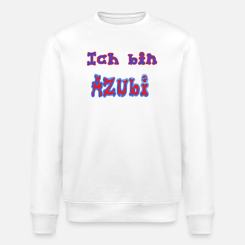 Ich_bin_Azubi - Stanley/Stella ROLLER Unisex Organic Sweatshirt - white