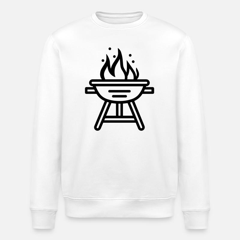 Grillen - Stanley/Stella Unisex Bio-Sweatshirt ROLLER - Weiß
