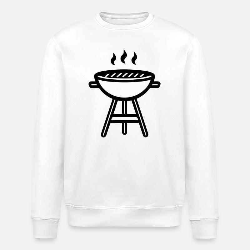 Grillen - Stanley/Stella Unisex Bio-Sweatshirt ROLLER - Weiß