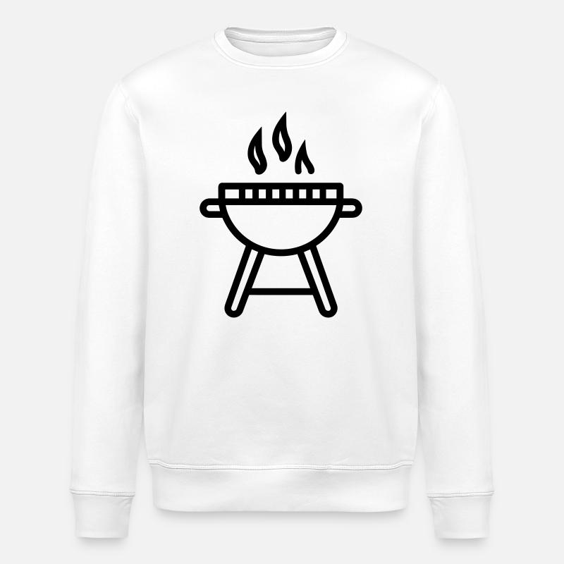 Grillen - Stanley/Stella Unisex Bio-Sweatshirt ROLLER - Weiß