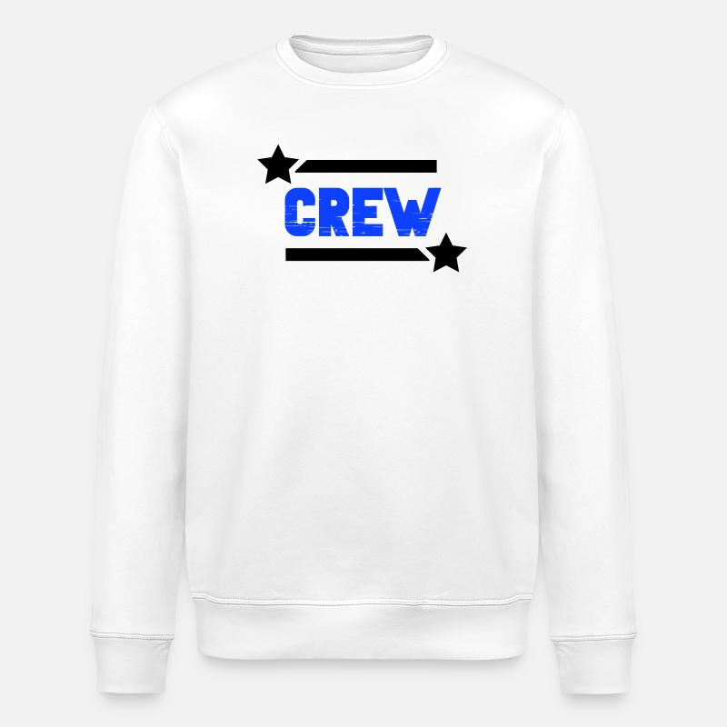crew_-2- - Stanley/Stella ROLLER Unisex Organic Sweatshirt - white