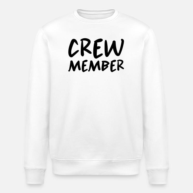 Crew - Stanley/Stella Unisex Bio-Sweatshirt ROLLER - Weiß