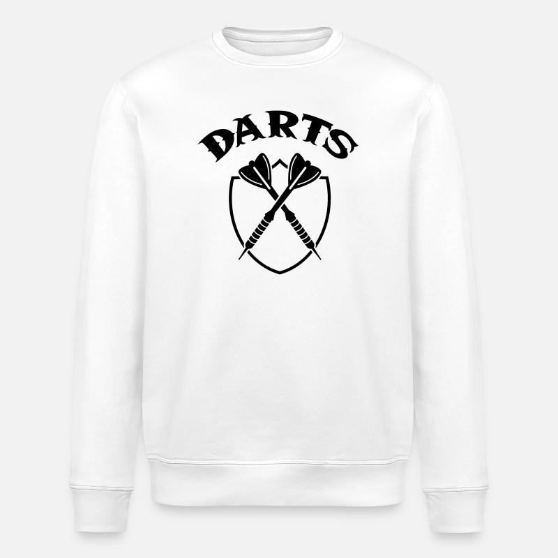 darts - Stanley/Stella ROLLER Unisex Organic Sweatshirt - white