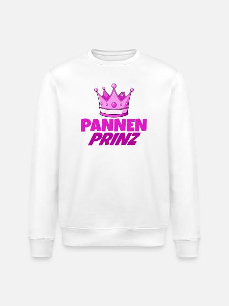 Breakdown Prince – King of Misfortunes - Stanley/Stella ROLLER Unisex Organic Sweatshirt - white