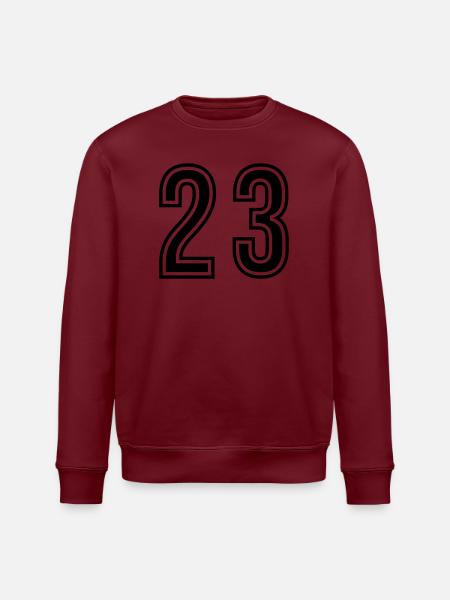 23 Number symbol - Stanley/Stella ROLLER Unisex Organic Sweatshirt - white