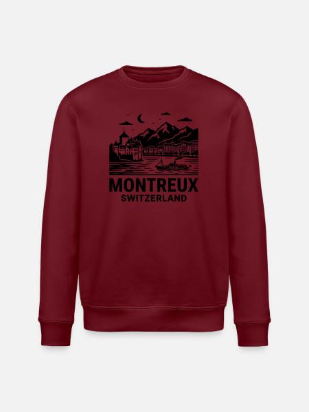 Montreaux, Suisse - Sweat bio ROLLER Stanley/Stella Unisexe - blanc