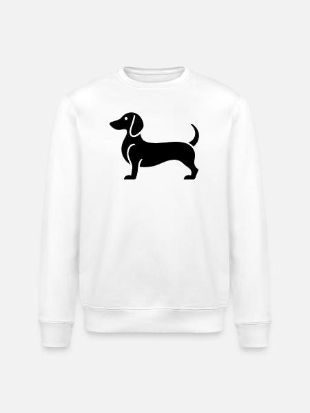 Dackel - Stanley/Stella Unisex Bio-Sweatshirt ROLLER - Weiß