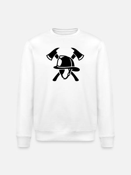 Cat Mom Pink Lettering - Stanley/Stella ROLLER Unisex Organic Sweatshirt - white
