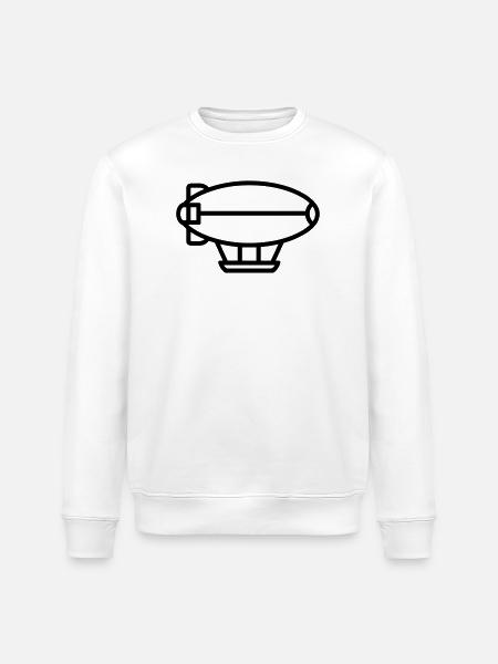 Luftschiff - Stanley/Stella Unisex Bio-Sweatshirt ROLLER - Weiß