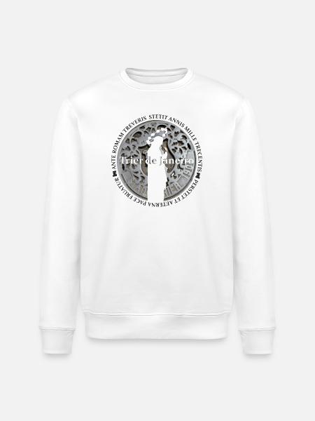 Säulenmarie - Stanley/Stella Unisex Bio-Sweatshirt ROLLER - Weiß