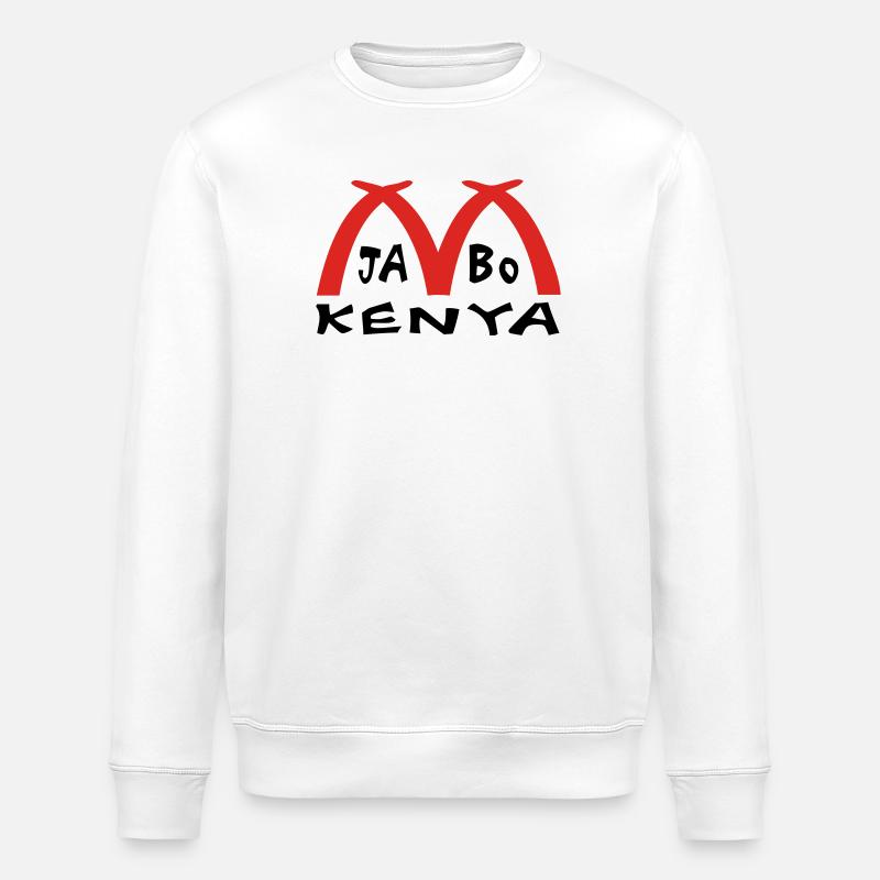 Kenyan - Sweat bio ROLLER Stanley/Stella Unisexe - blanc
