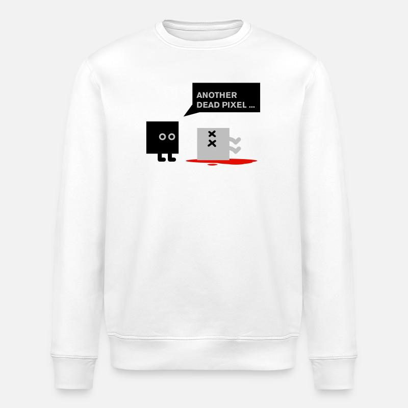dead pixel_english - Stanley/Stella Unisex Bio-Sweatshirt ROLLER - Weiß