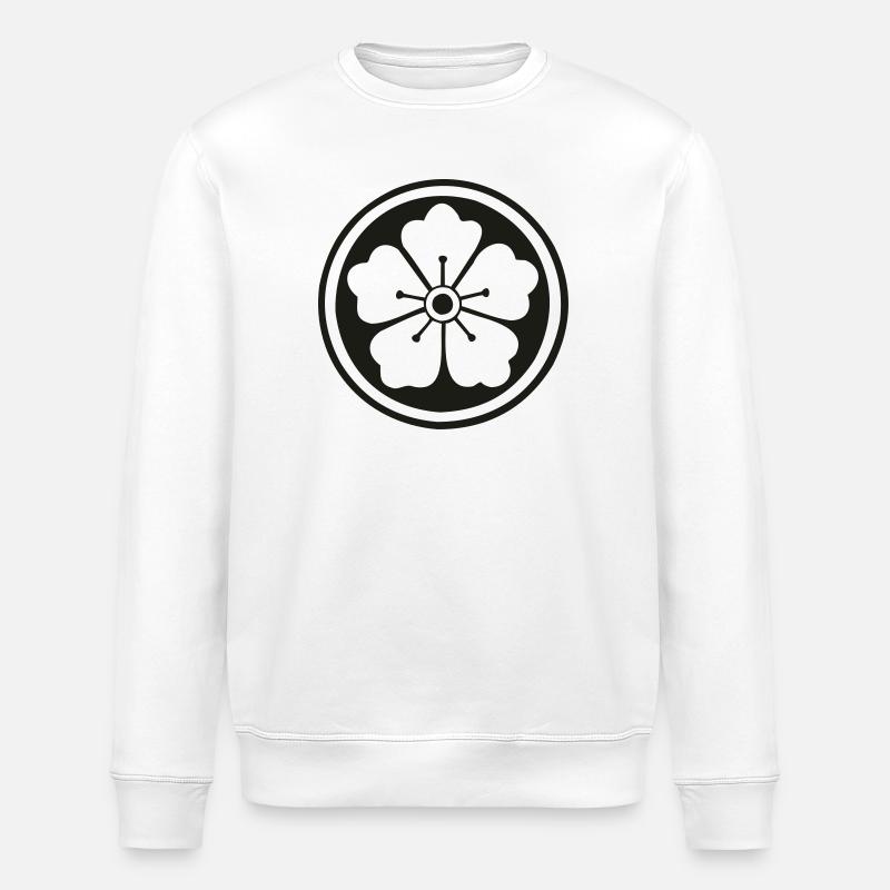 Kendo - Symbol - Stanley/Stella Unisex Bio-Sweatshirt ROLLER - Weiß